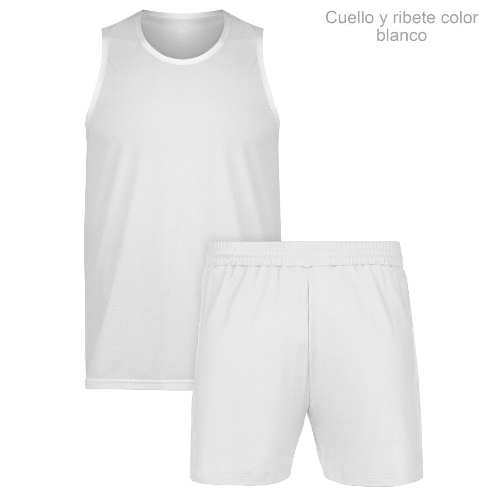 Conjunto running camiseta sin mangas y pantalón corto 100% fullprint personalizado