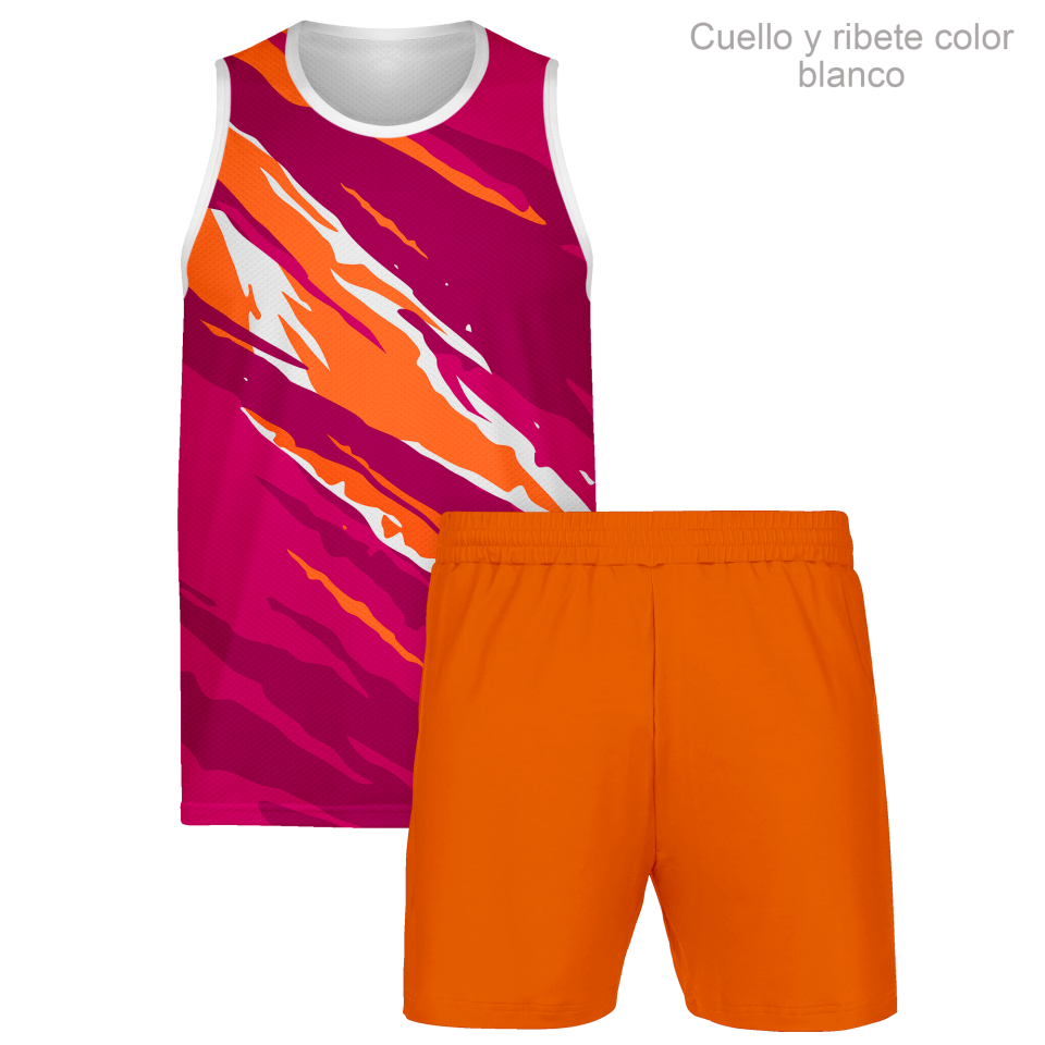 Conjunto running camiseta sin mangas y pantalón corto 100% fullprint personalizado