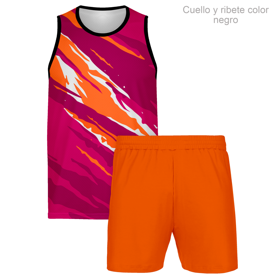 Conjunto running camiseta sin mangas y pantalón corto 100% fullprint personalizado