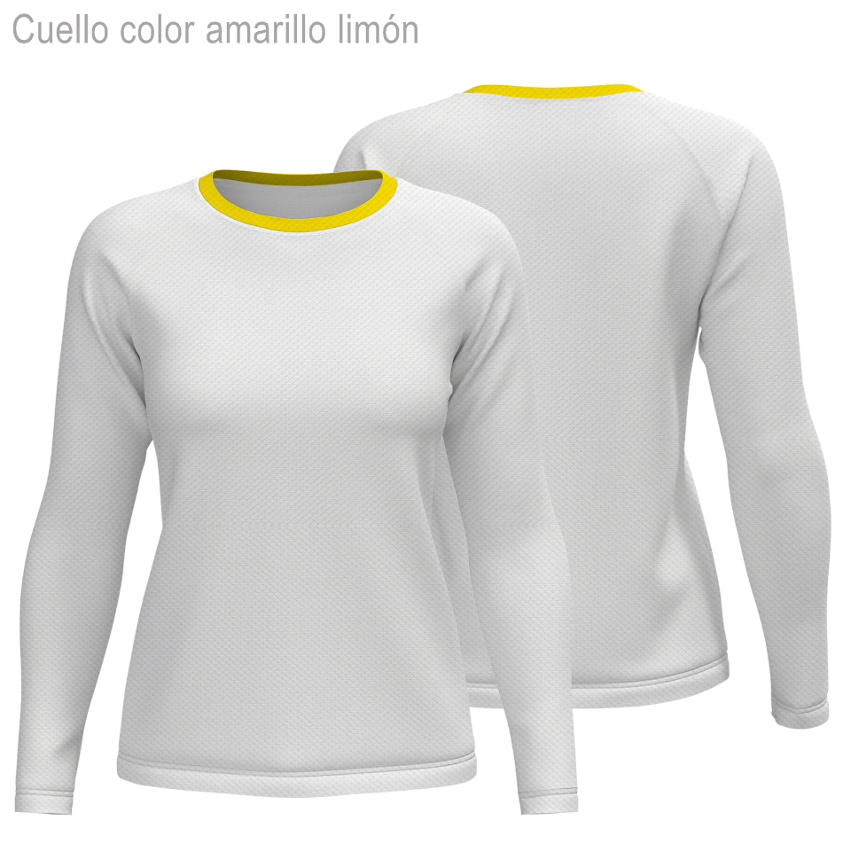 Camiseta petanca manga larga de mujer 100% fullprint personalizada