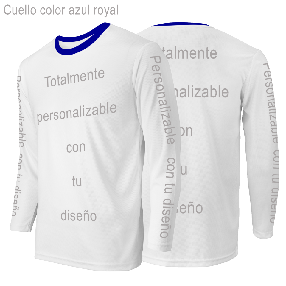 Camiseta petanca manga larga 100% fullprint personalizada