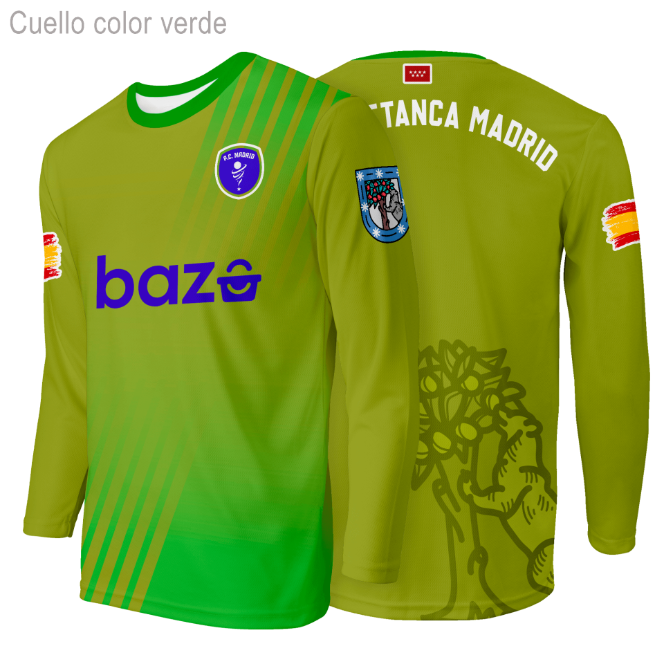 Camiseta petanca manga larga 100% fullprint personalizada