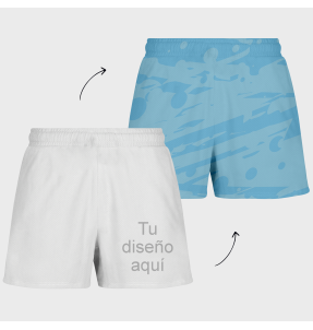 Pantalón de mujer running corto 100% fullprint personalizado