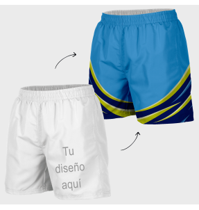 Pantalón running corto personalizado 100% fullprint personalizado