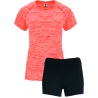 Conjunto de mujer petanca camiseta técnica vigoré y pantalón corto personalizado