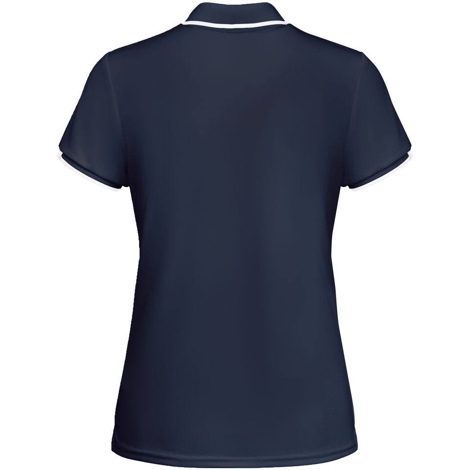 Conjunto de mujer petanca polo técnico bicolor y pantalón largo personalizado