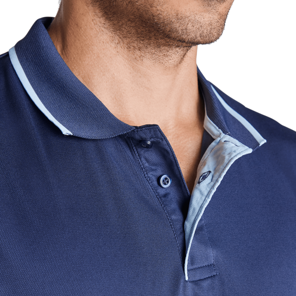 Conjunto petanca polo técnico bicolor y pantalón largo personalizado