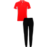 Conjunto petanca polo técnico bicolor y pantalón largo personalizado
