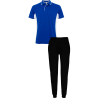 Conjunto petanca polo técnico bicolor y pantalón largo personalizado