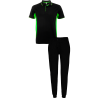 Conjunto petanca polo técnico bicolor y pantalón largo personalizado
