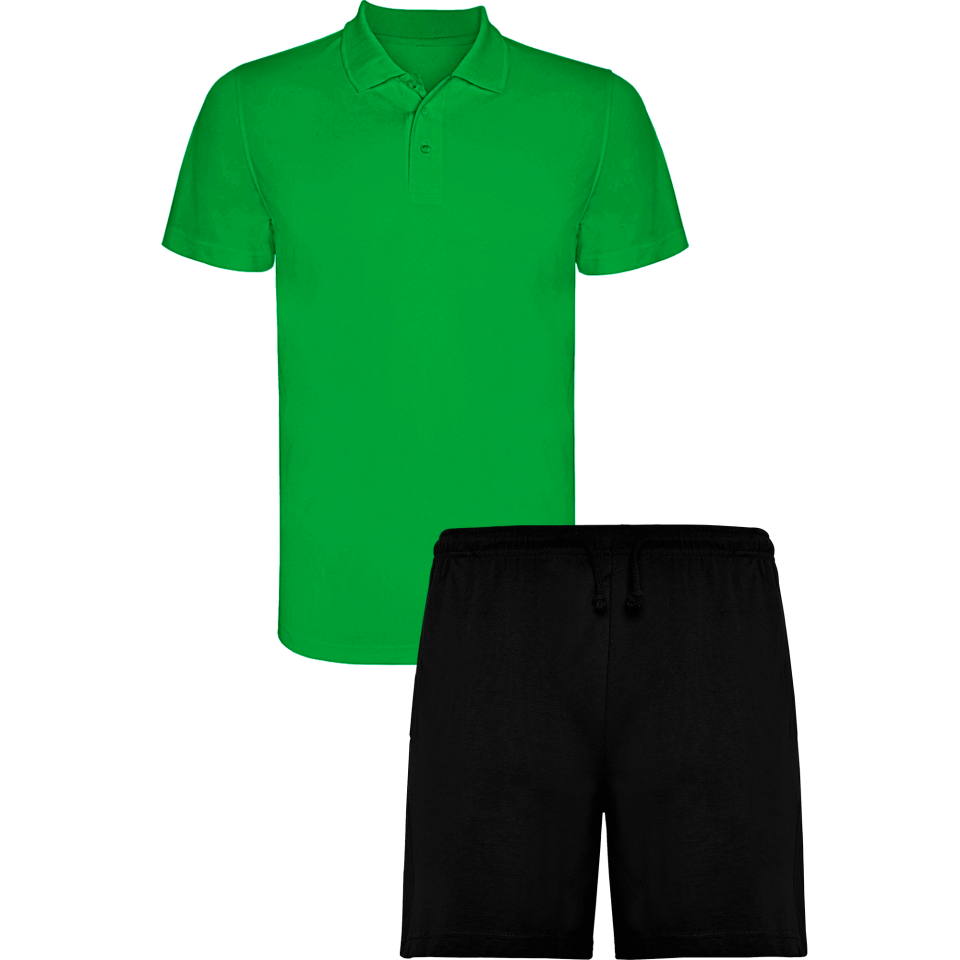 Conjunto petanca polo técnico y pantalón corto personalizado
