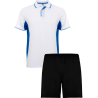 Conjunto petanca polo técnico bicolor y pantalón corto personalizado