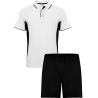 Conjunto petanca polo técnico bicolor y pantalón corto personalizado