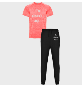 Conjunto petanca camiseta técnica vigoré y pantalón largo personalizado