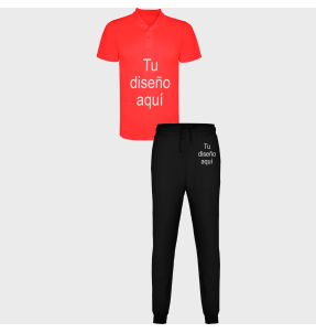 Conjunto petanca polo técnico y pantalón largo personalizado