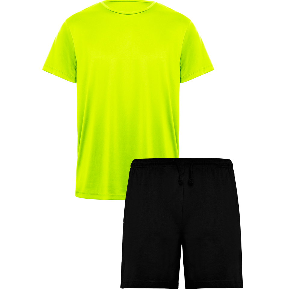 Conjunto petanca camiseta técnica y pantalón corto personalizado