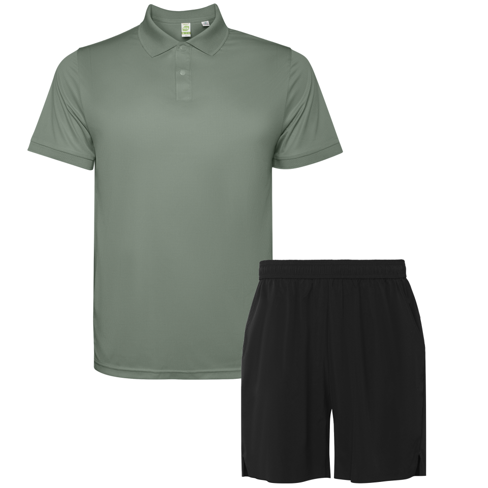 Conjunto de pádel polo técnico y pantalón personalizado