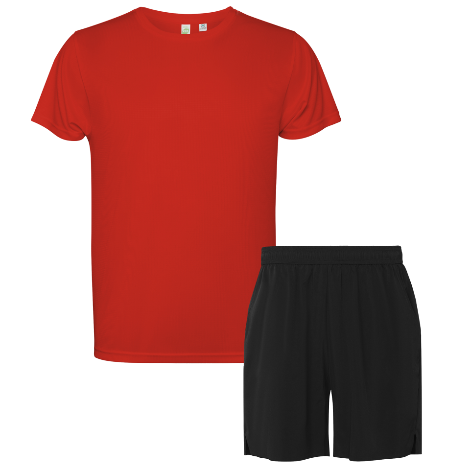 Conjunto de pádel camiseta técnica y pantalón