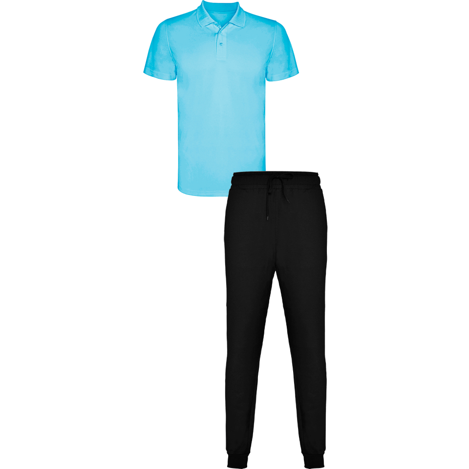 Conjunto infantil petanca polo técnico y pantalón largo personalizado