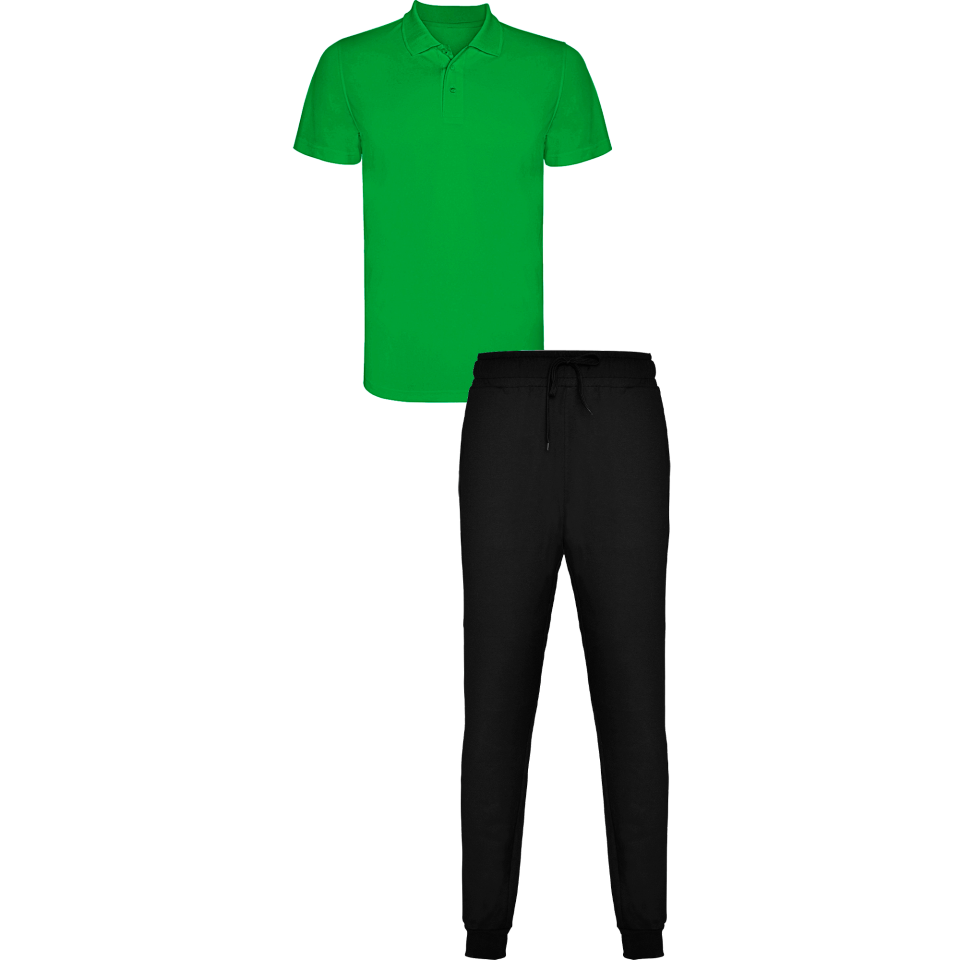 Conjunto infantil petanca polo técnico y pantalón largo personalizado