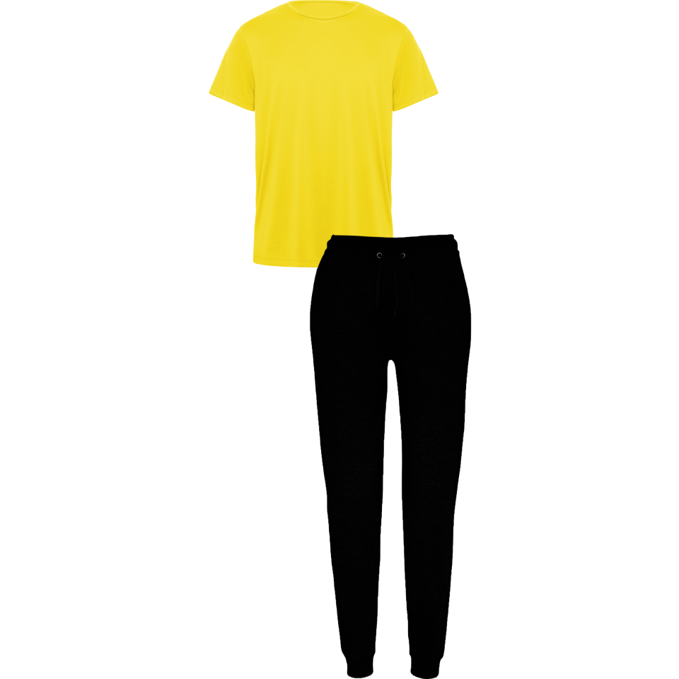 Conjunto infantil petanca camiseta técnica y pantalón largo personalizado