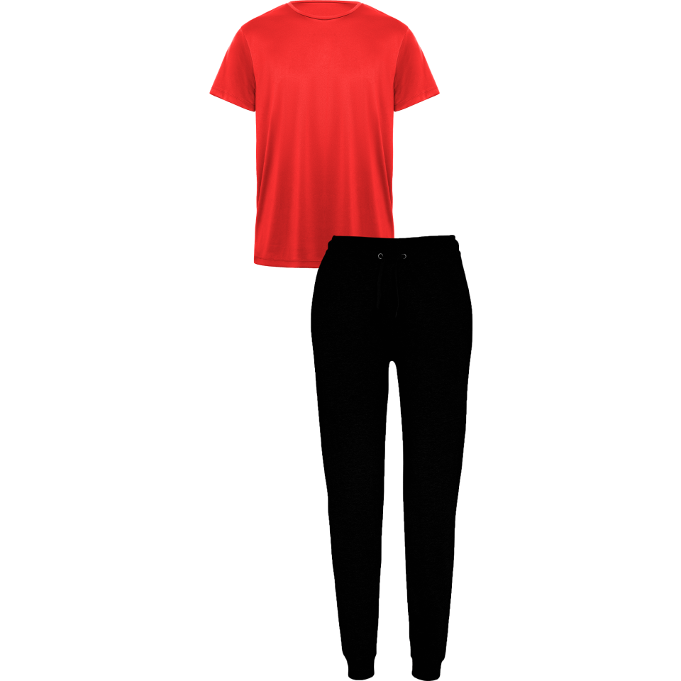 Conjunto infantil petanca camiseta técnica y pantalón largo personalizado