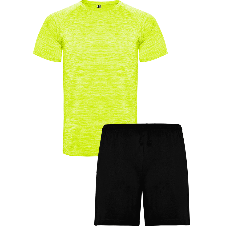 Conjunto infantil petanca camiseta técnica vigoré y pantalón corto personalizado