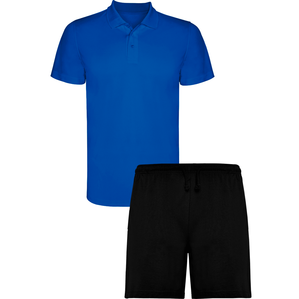 Conjunto infantil petanca polo técnico y pantalón corto personalizado