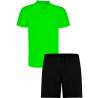 Conjunto infantil petanca polo técnico y pantalón corto personalizado