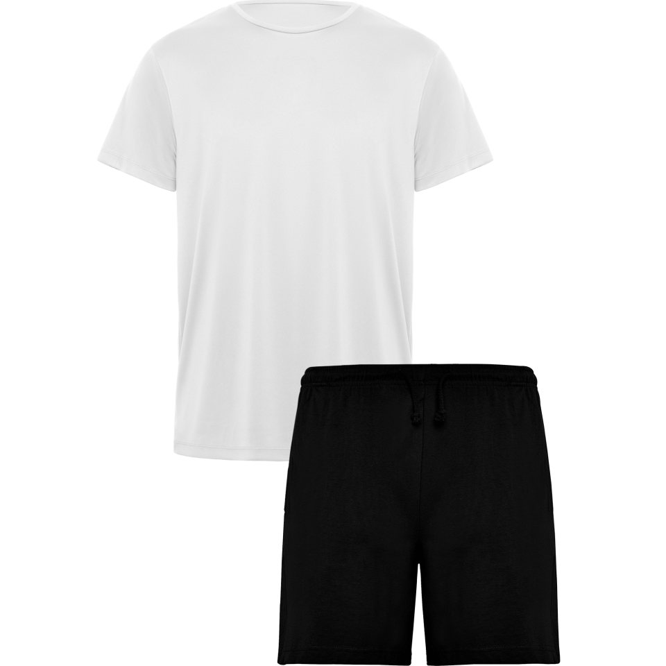 Conjunto infantil petanca camiseta técnica y pantalón corto personalizado