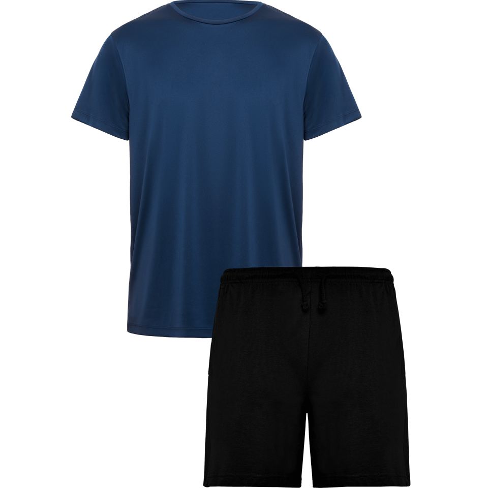 Conjunto infantil petanca camiseta técnica y pantalón corto personalizado