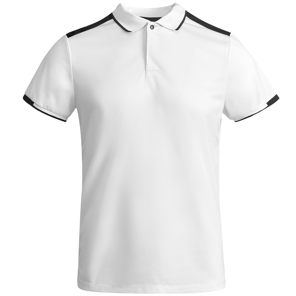 Conjunto infantil de pádel polo técnico bicolor y pantalón personalizado