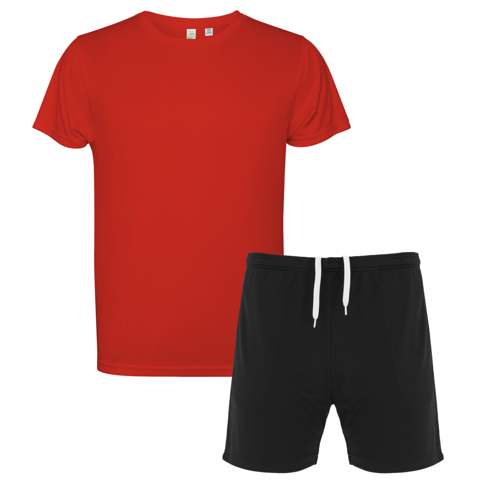 Conjunto infantil de pádel camiseta técnica y pantalón personalizado