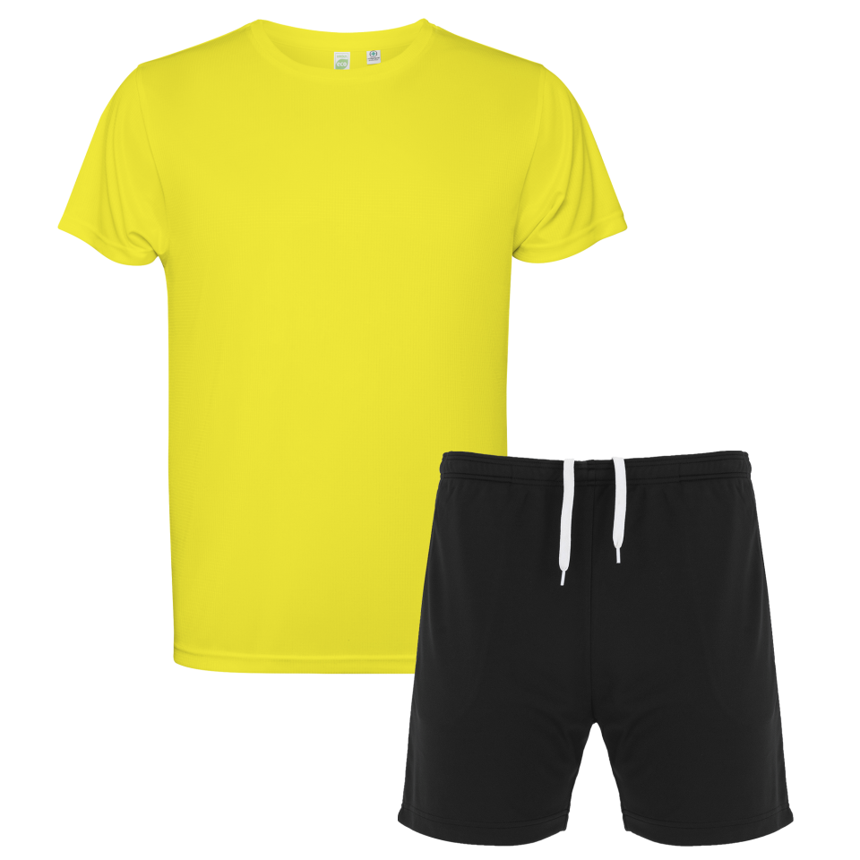 Conjunto infantil de pádel camiseta técnica y pantalón personalizado