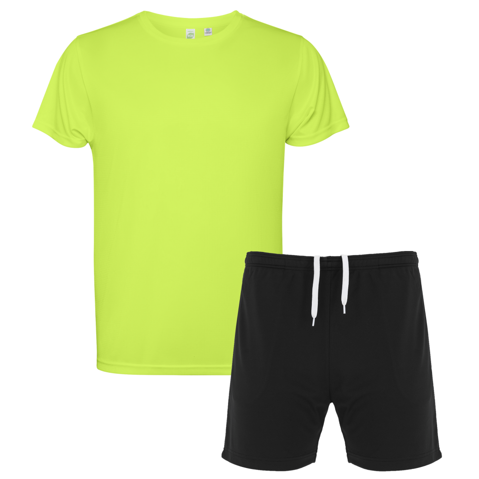 Conjunto infantil de pádel camiseta técnica y pantalón personalizado