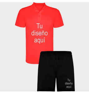 Conjunto petanca polo técnico y pantalón corto personalizado