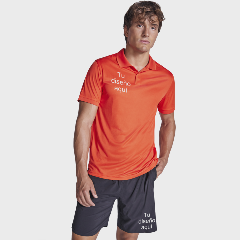 Conjunto de pádel polo técnico y pantalón personalizado