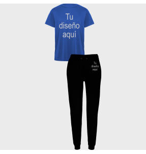 Conjunto infantil petanca camiseta técnica y pantalón largo personalizado