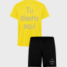 Conjunto infantil petanca camiseta técnica y pantalón corto personalizado