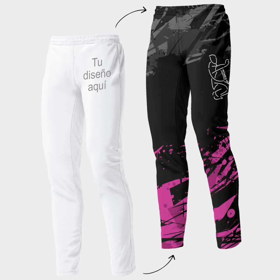 Pantalón largo petanca de mujer 100% fullprint personalizado