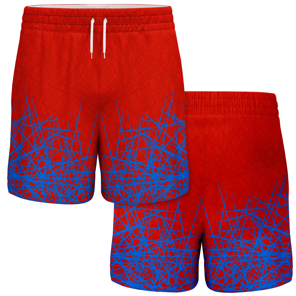 Pantalón corto pádel sublimado modelo líneas