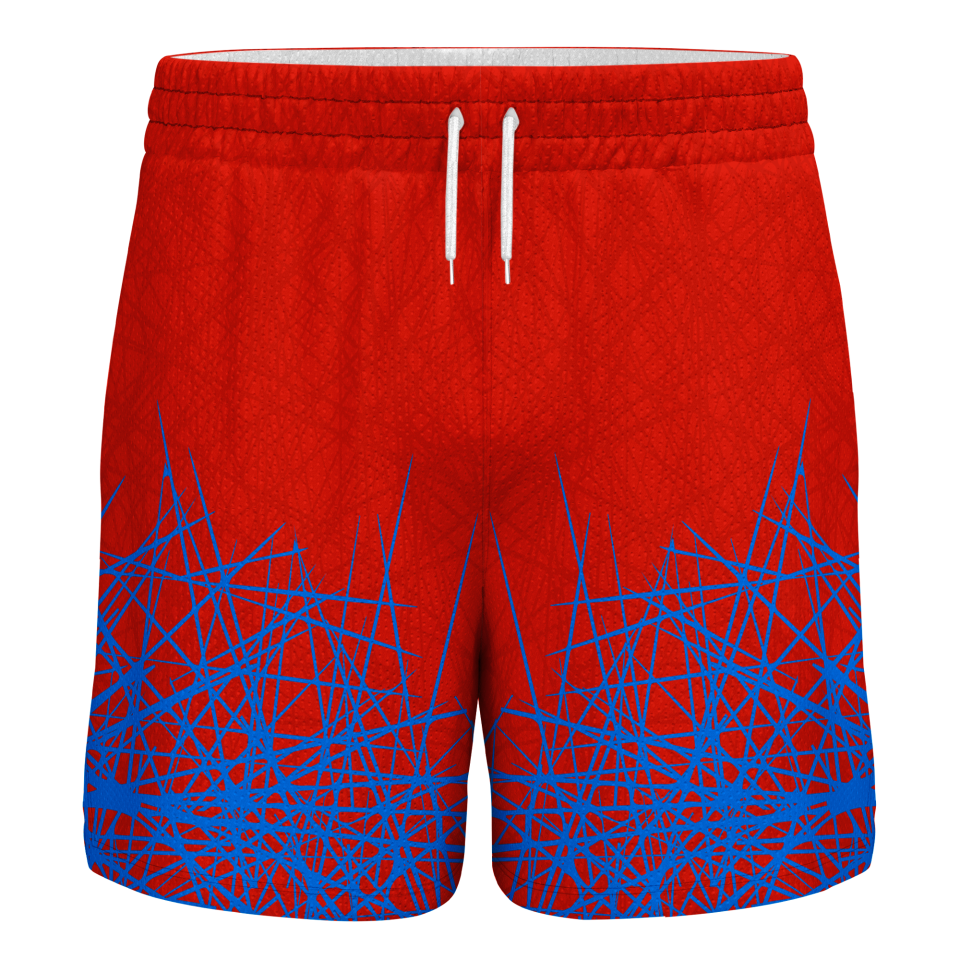 Pantalón corto pádel sublimado modelo líneas