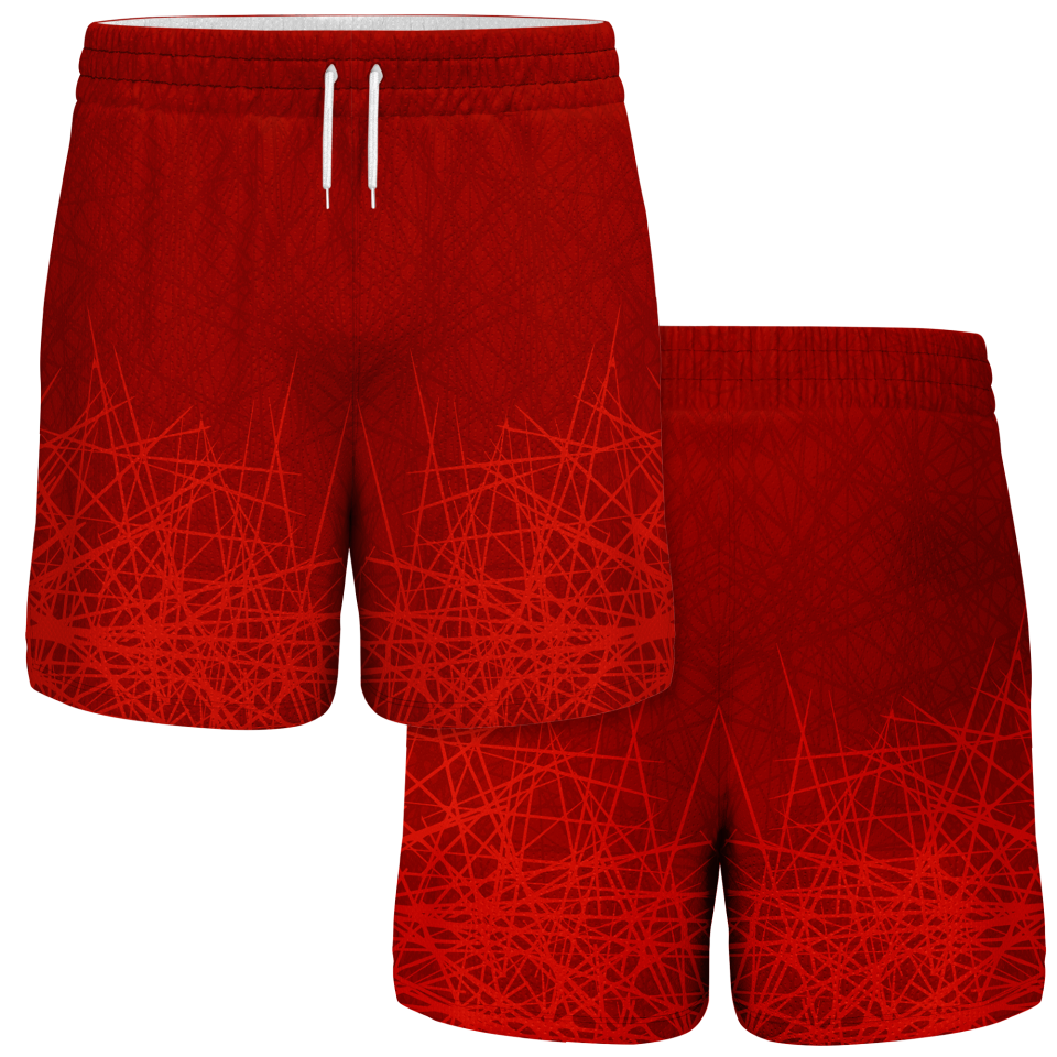 Pantalón corto pádel sublimado modelo líneas