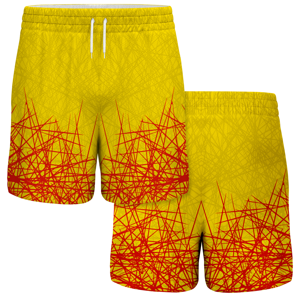 Pantalón corto pádel sublimado modelo líneas