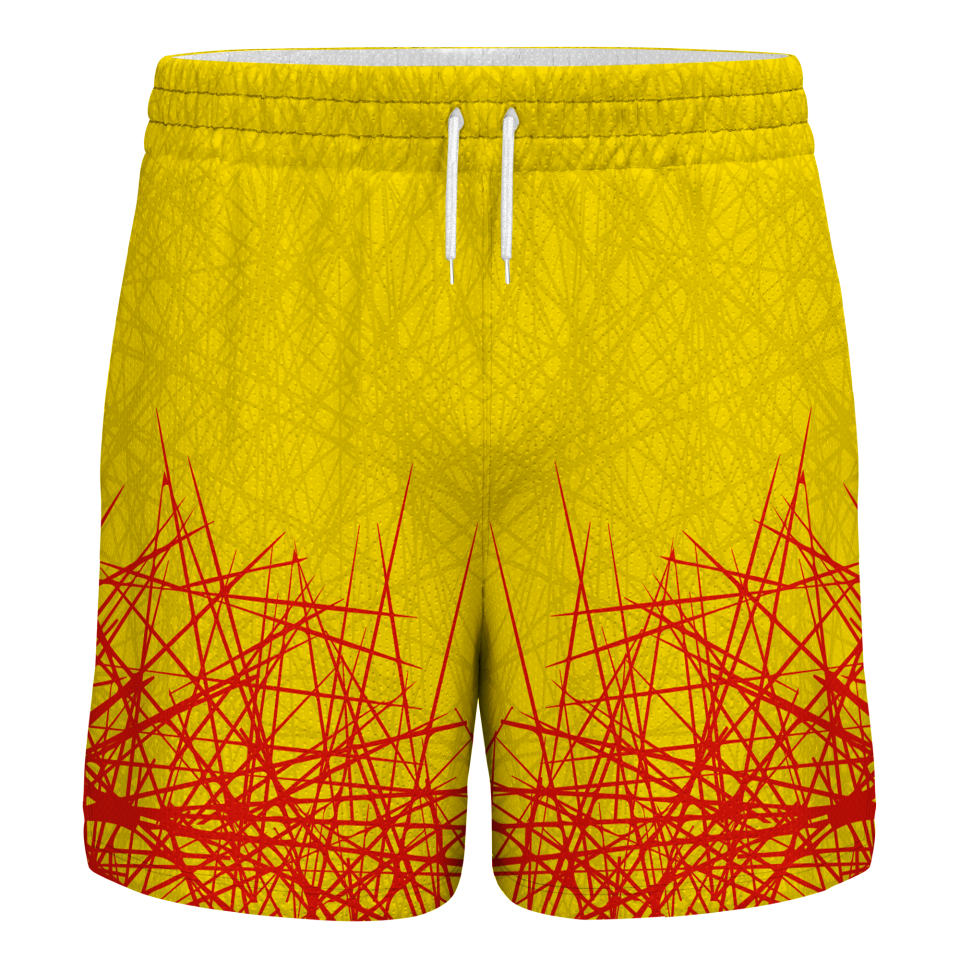 Pantalón corto pádel sublimado modelo líneas