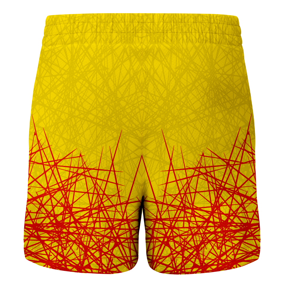 Pantalón corto pádel sublimado modelo líneas