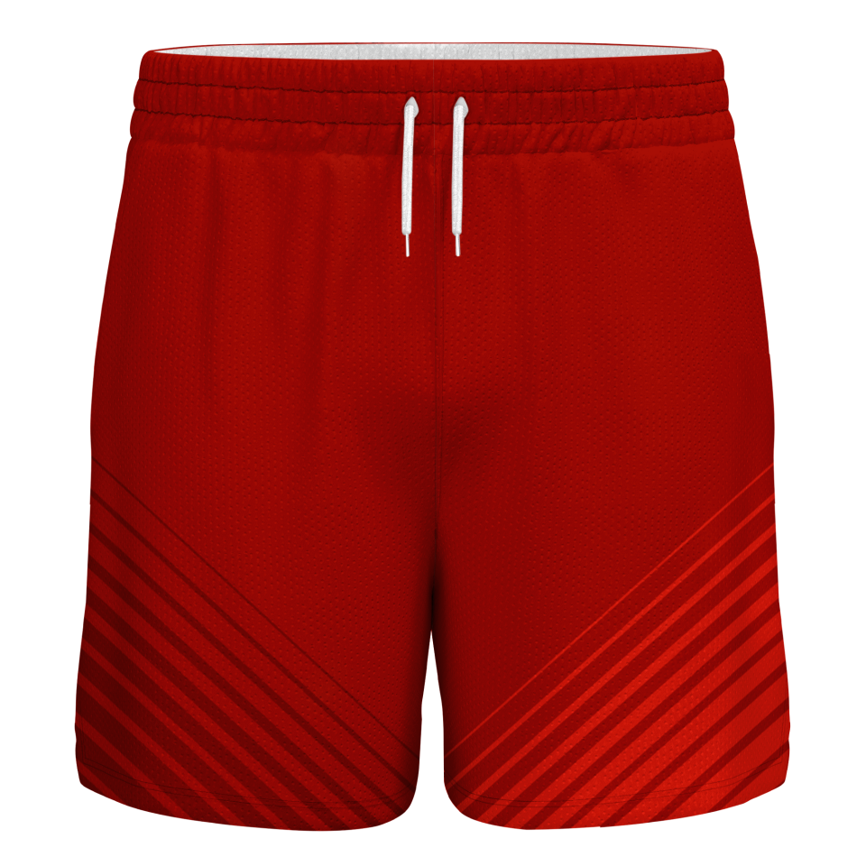 Pantalón corto pádel sublimado modelo rayas