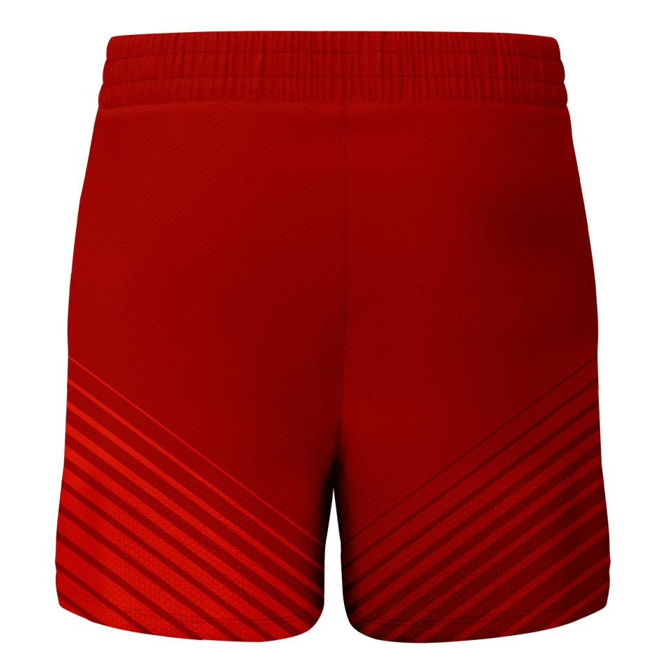 Pantalón corto pádel sublimado modelo rayas