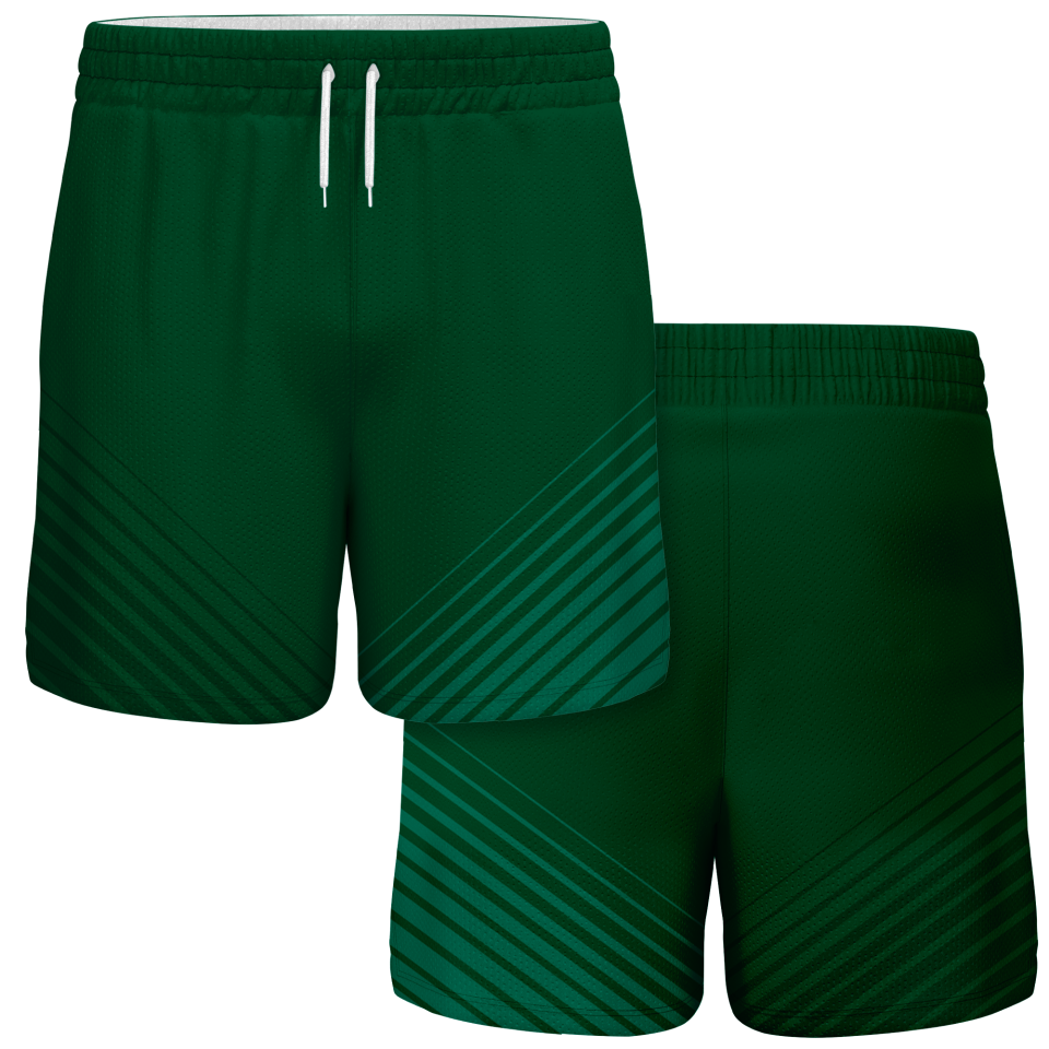 Pantalón corto pádel sublimado modelo rayas