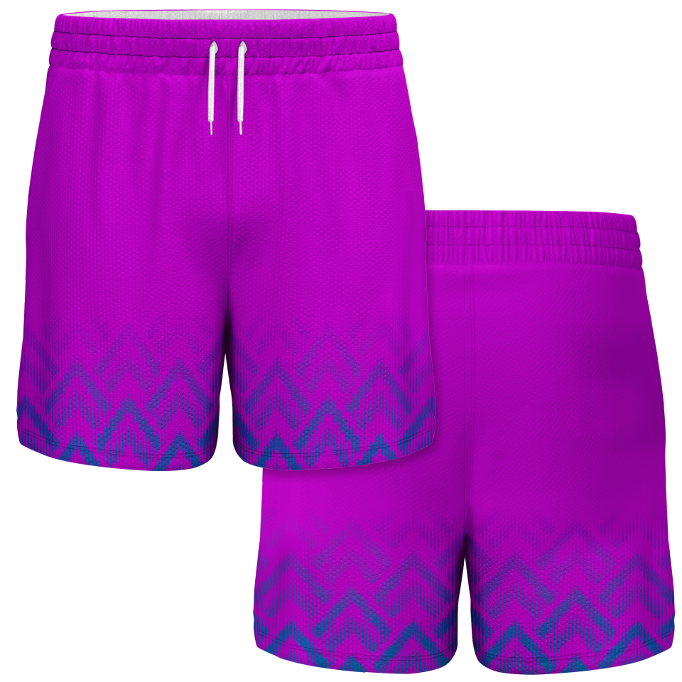 Pantalón corto pádel sublimado modelo geométrico